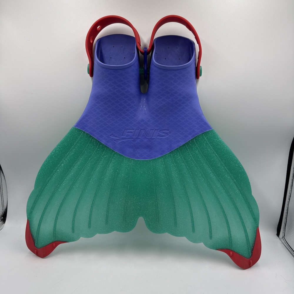 FINIS Mermaid Dream Fin Swim Purple Sparkly Glitter Green Monofin Mermaid Tail